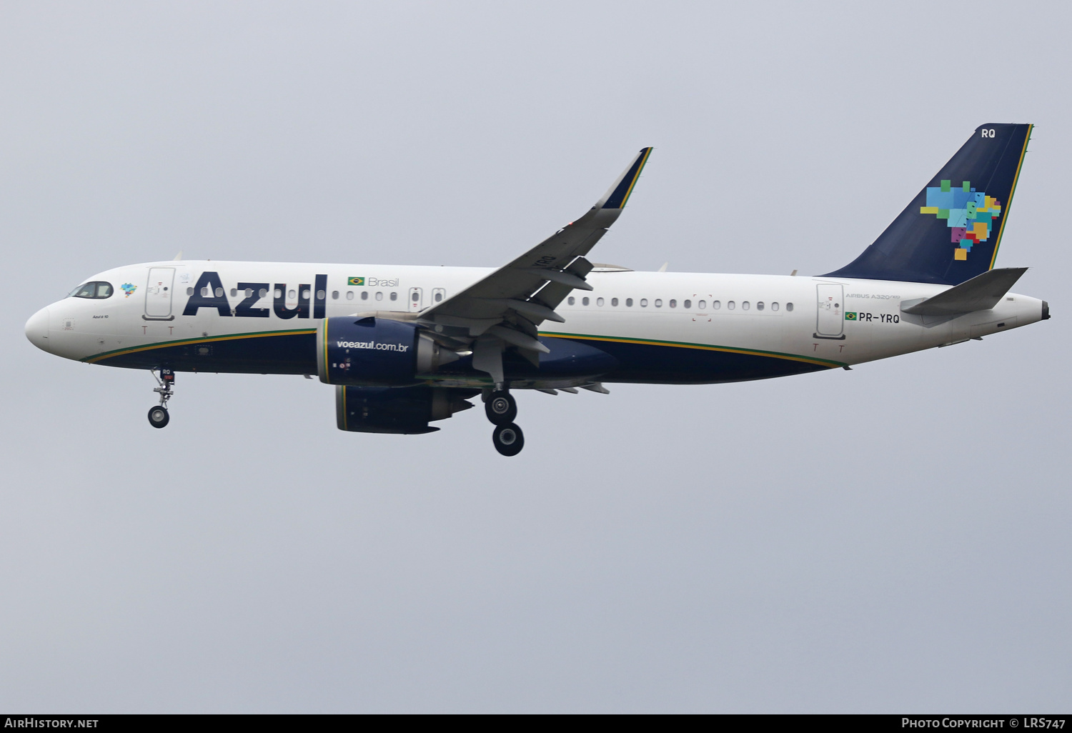 Aircraft Photo of PR-YRQ | Airbus A320-251N | Azul Linhas Aéreas Brasileiras | AirHistory.net #463675