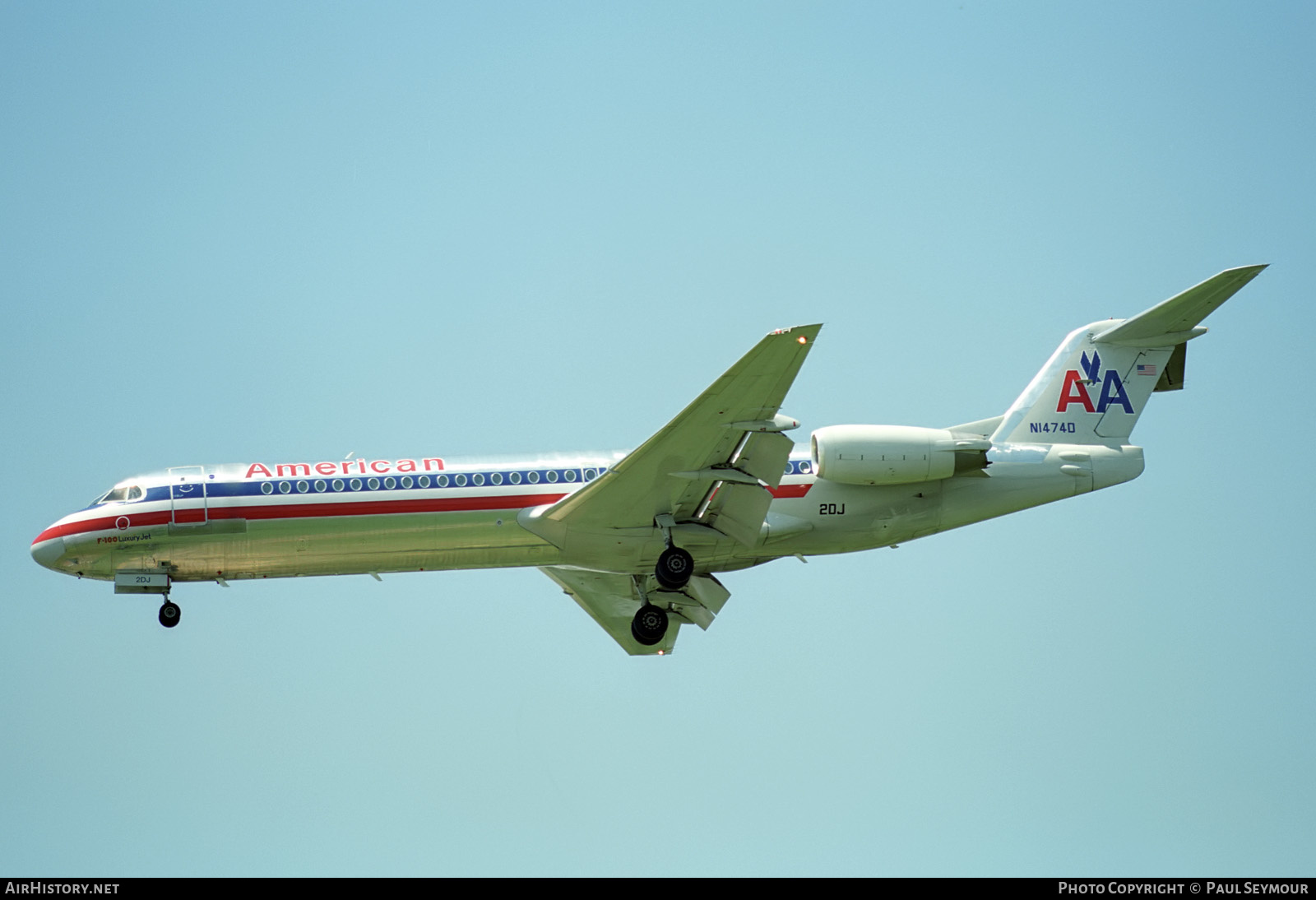 Aircraft Photo of N1474D | Fokker 100 (F28-0100) | American Airlines | AirHistory.net #463684