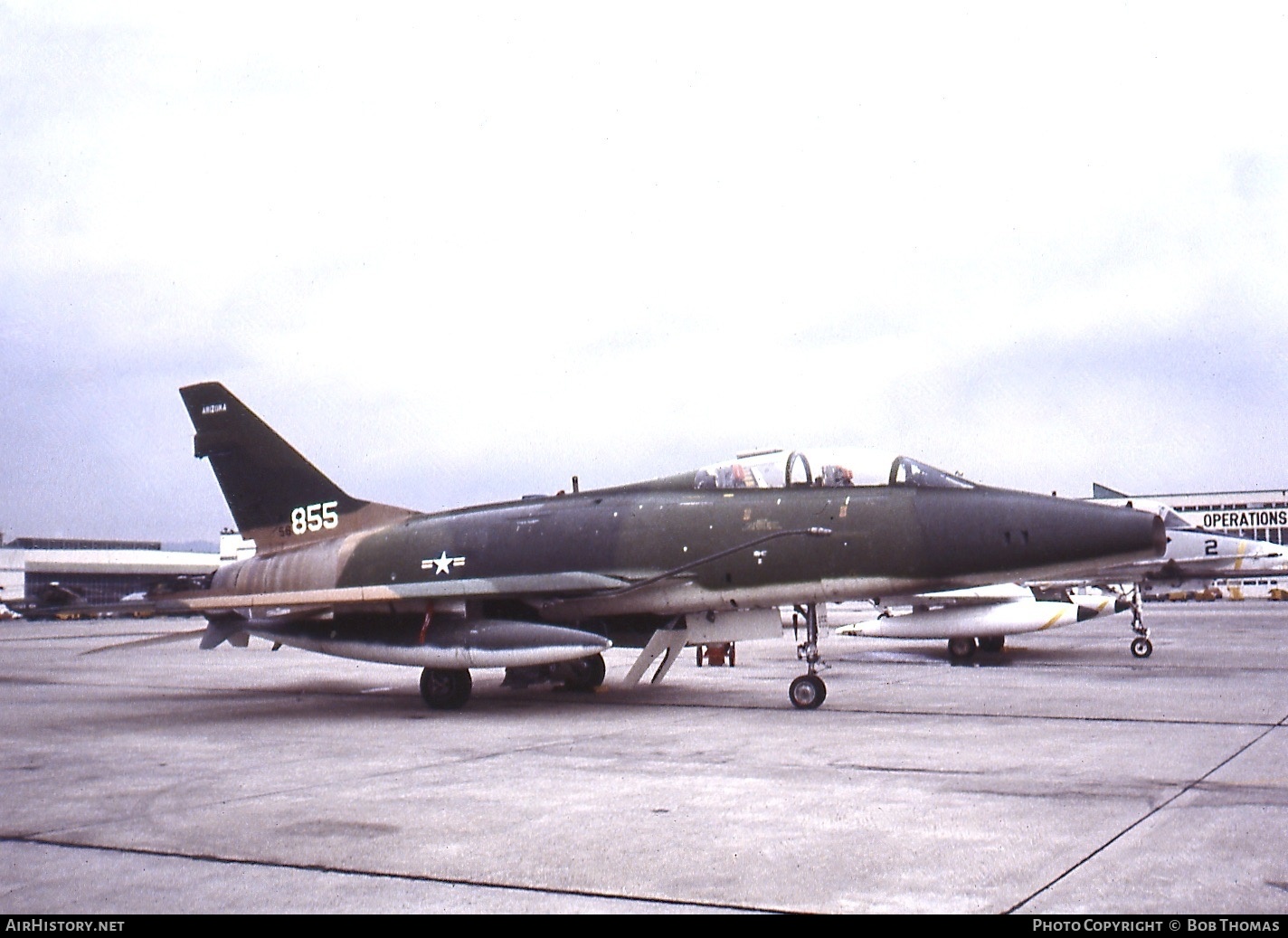 Aircraft Photo of 56-3855 / 56855 | North American F-100F Super Sabre | USA - Air Force | AirHistory.net #463736