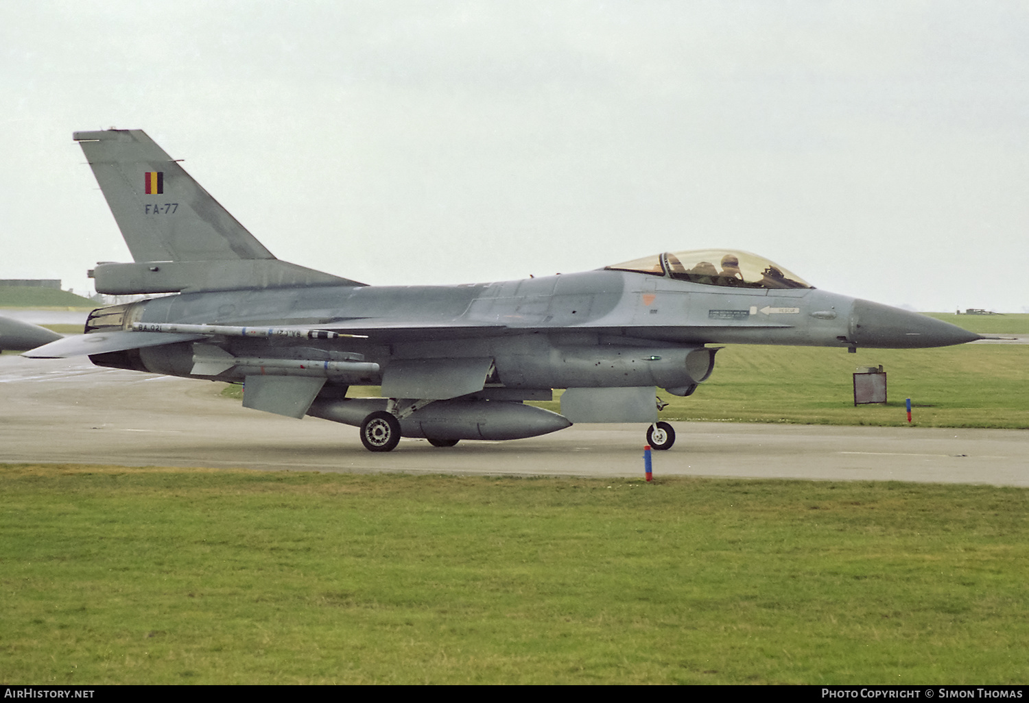 Aircraft Photo of FA-77 | General Dynamics F-16A Fighting Falcon | Belgium - Air Force | AirHistory.net #463744