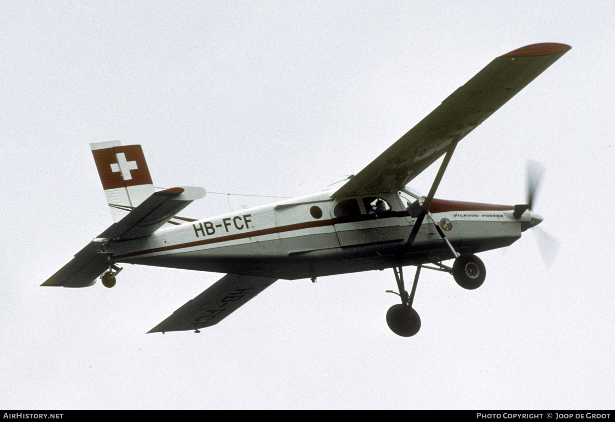 Aircraft Photo of HB-FCF | Pilatus PC-6/B1-H2 Turbo Porter | AirHistory.net #463772