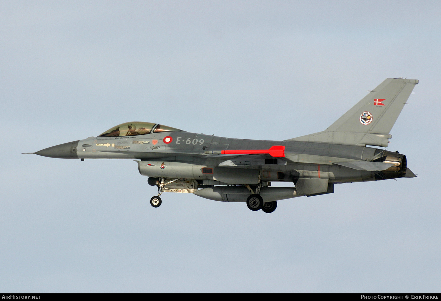 Aircraft Photo of E-609 | General Dynamics F-16AM Fighting Falcon | Denmark - Air Force | AirHistory.net #463799