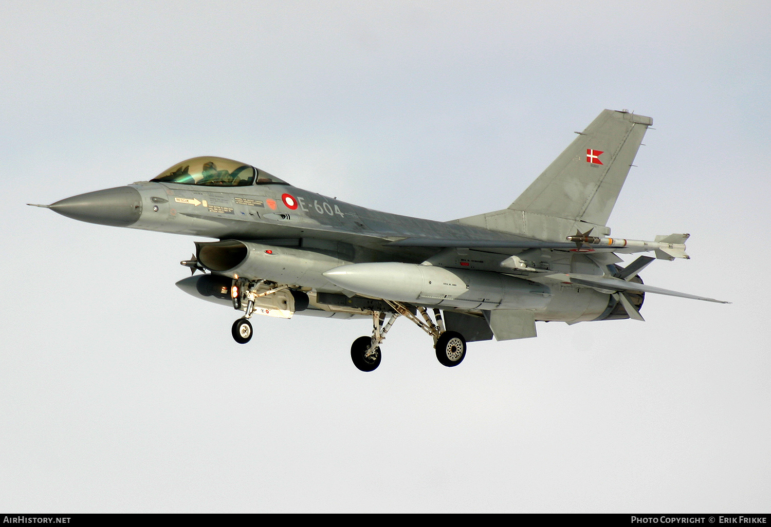 Aircraft Photo of E-604 | General Dynamics F-16AM Fighting Falcon | Denmark - Air Force | AirHistory.net #463802