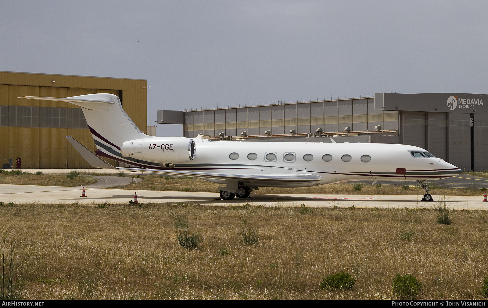 Aircraft Photo of A7-CGE | Gulfstream Aerospace G650ER (G-VI) | AirHistory.net #463825