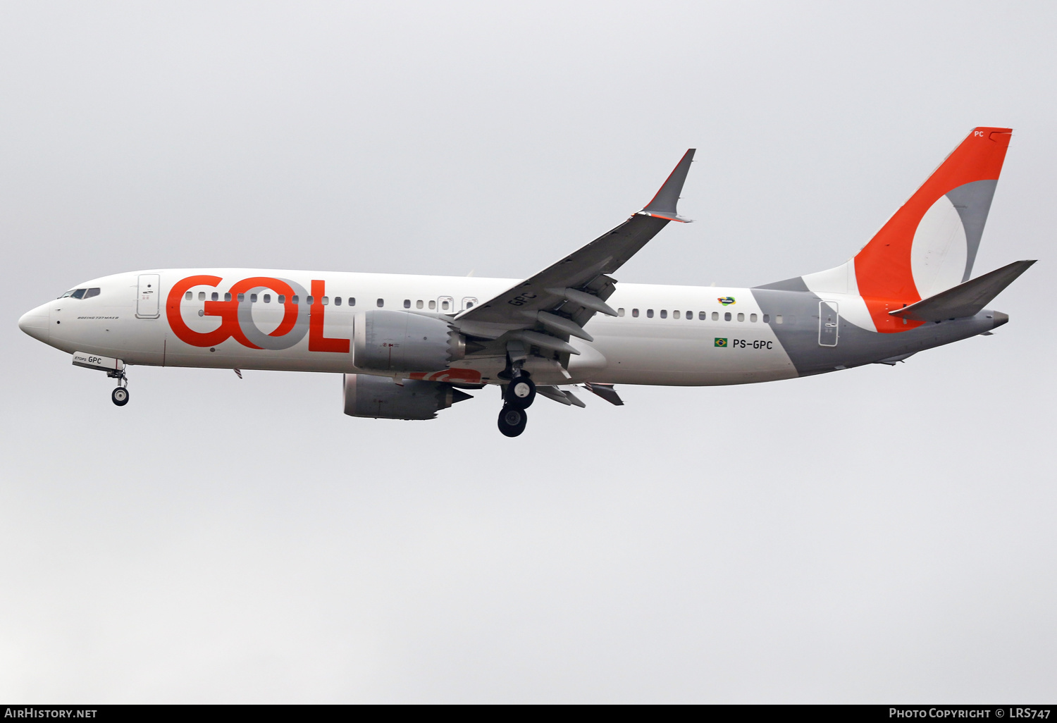 Aircraft Photo of PS-GPC | Boeing 737-8 Max 8 | GOL Linhas Aéreas | AirHistory.net #463845