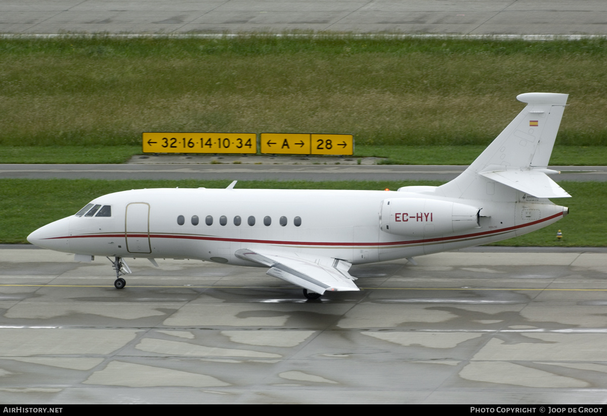 Aircraft Photo of EC-HYI | Dassault Falcon 2000 | AirHistory.net #463846