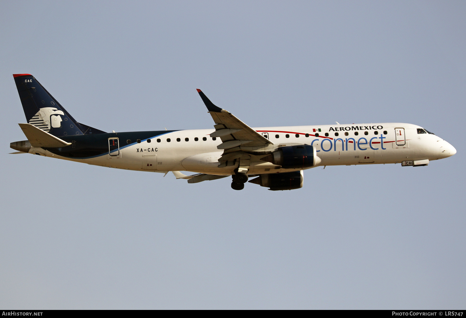 Aircraft Photo of XA-CAC | Embraer 190LR (ERJ-190-100LR) | AeroMéxico Connect | AirHistory.net #463856