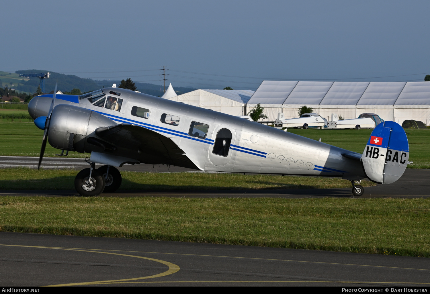 Aircraft Photo of HB-GAC | Beech C18S | AirHistory.net #463877