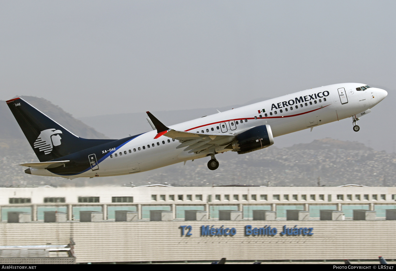Aircraft Photo of XA-DAE | Boeing 737-8 Max 8 | AeroMéxico | AirHistory.net #463883