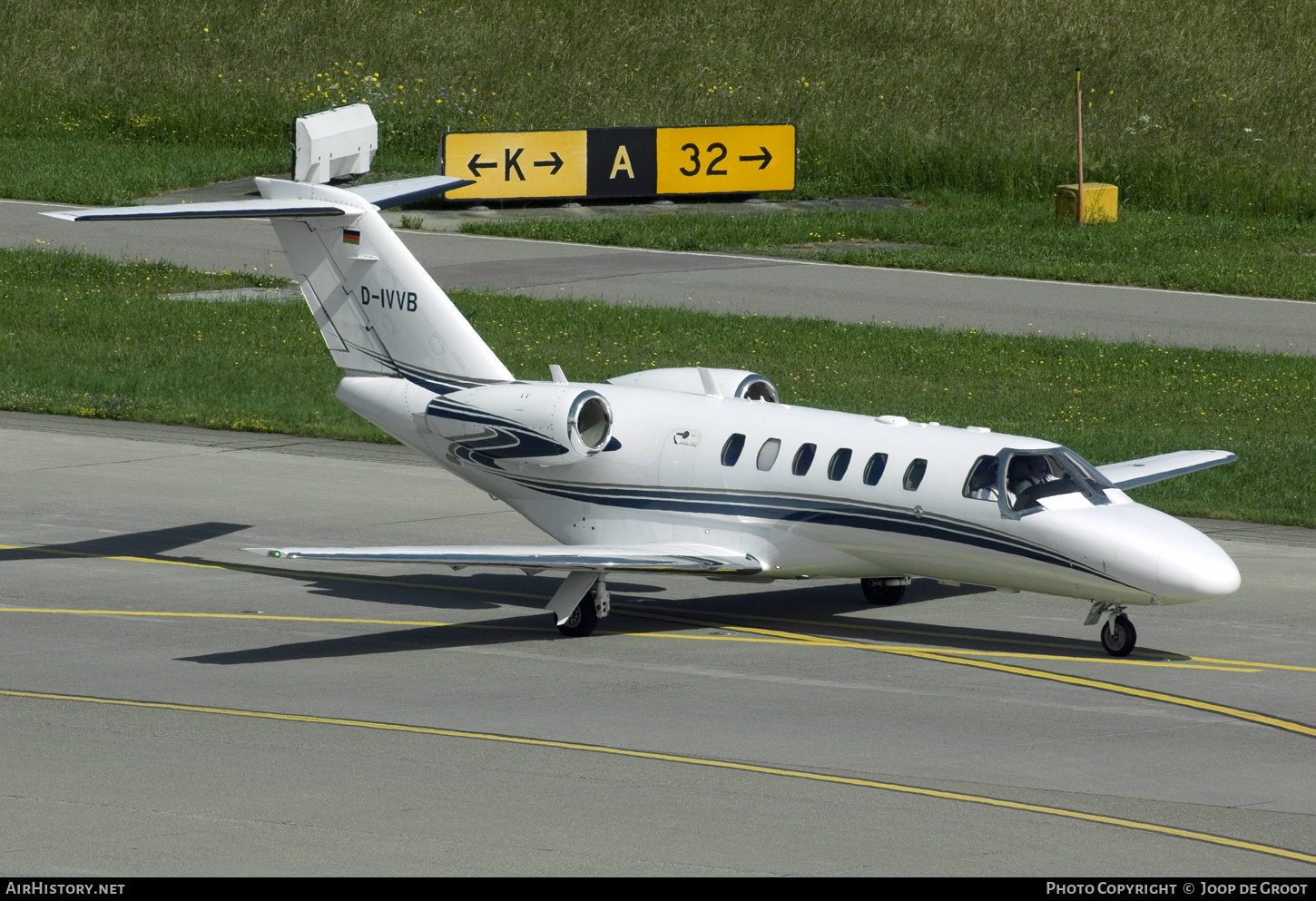 Aircraft Photo of D-IVVB | Cessna 525A CitationJet CJ2+ | AirHistory.net #463889