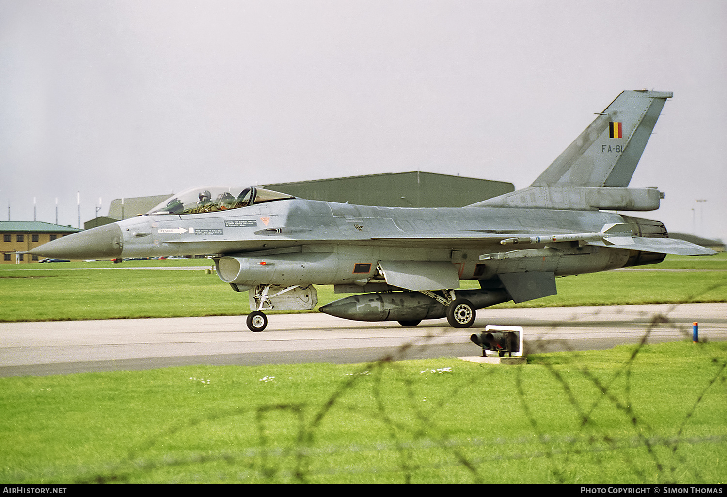 Aircraft Photo of FA-81 | General Dynamics F-16A Fighting Falcon | Belgium - Air Force | AirHistory.net #463901