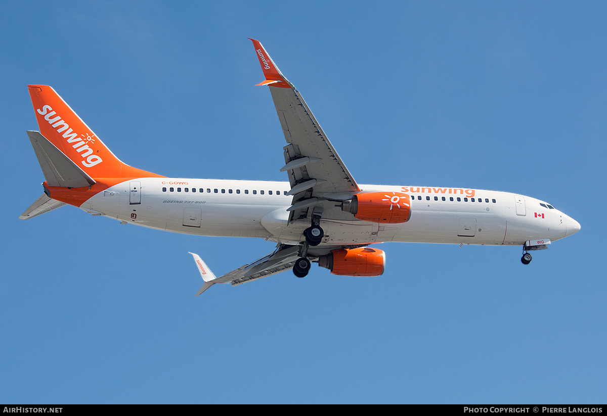 Aircraft Photo of C-GOWG | Boeing 737-86J | Sunwing Airlines | AirHistory.net #463921