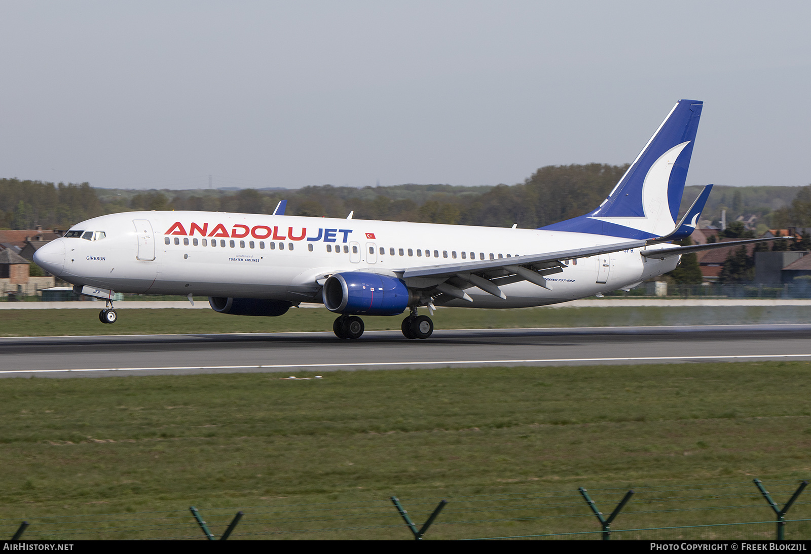 Aircraft Photo of TC-JFR | Boeing 737-8F2 | AnadoluJet | AirHistory.net #463925