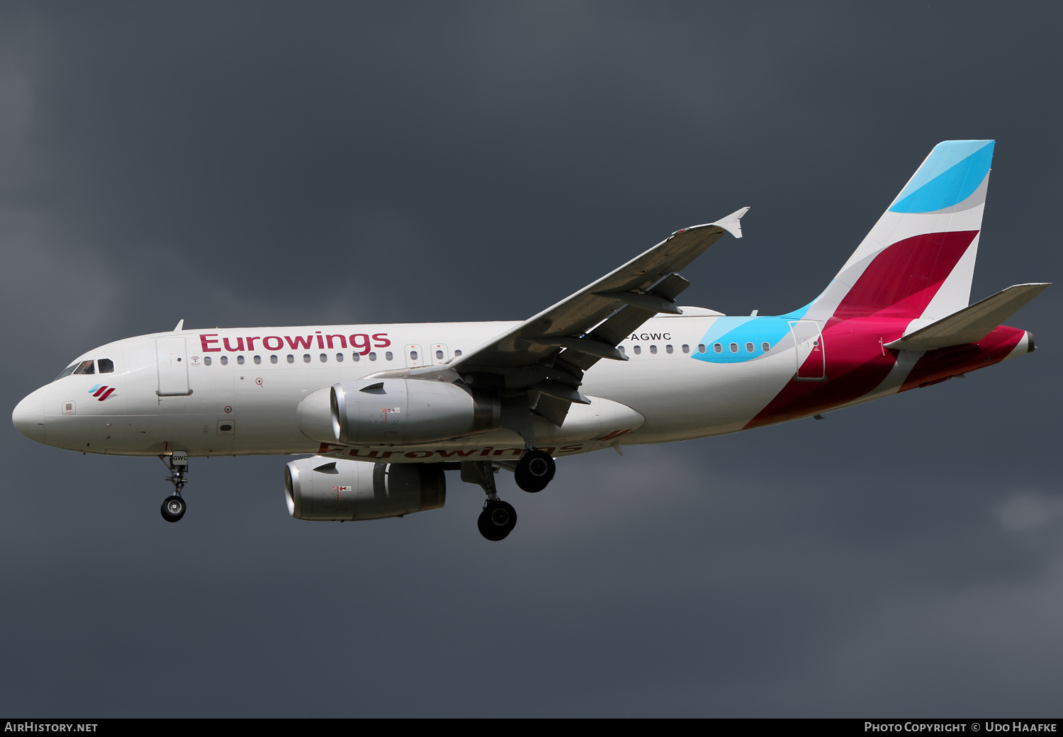 Aircraft Photo of D-AGWC | Airbus A319-132 | Eurowings | AirHistory.net #463945