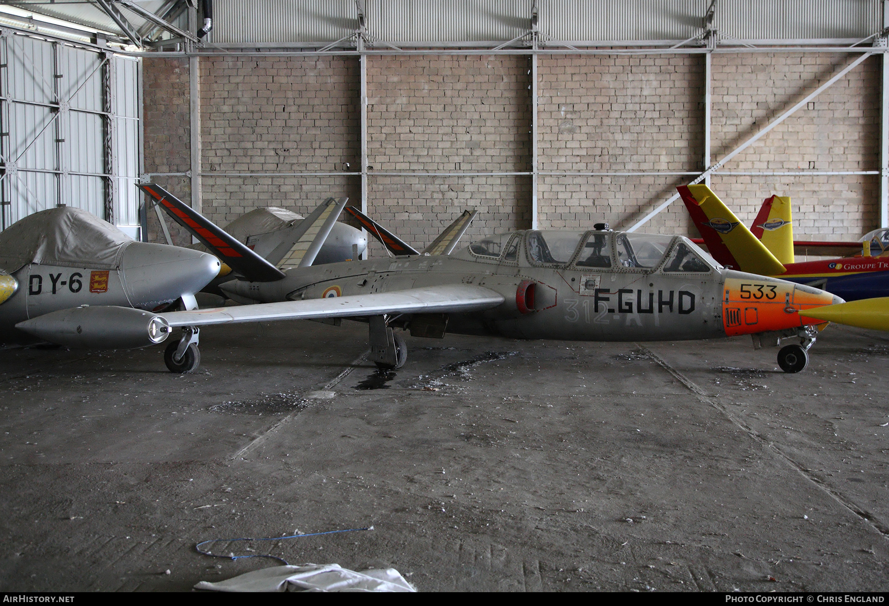 Aircraft Photo of F-GUHD | Fouga CM-170 Magister | France - Air Force | AirHistory.net #463985