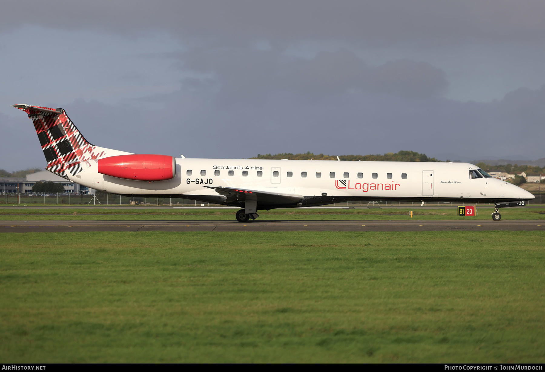 Aircraft Photo of G-SAJO | Embraer ERJ-145MP (EMB-145MP) | Loganair | AirHistory.net #463992