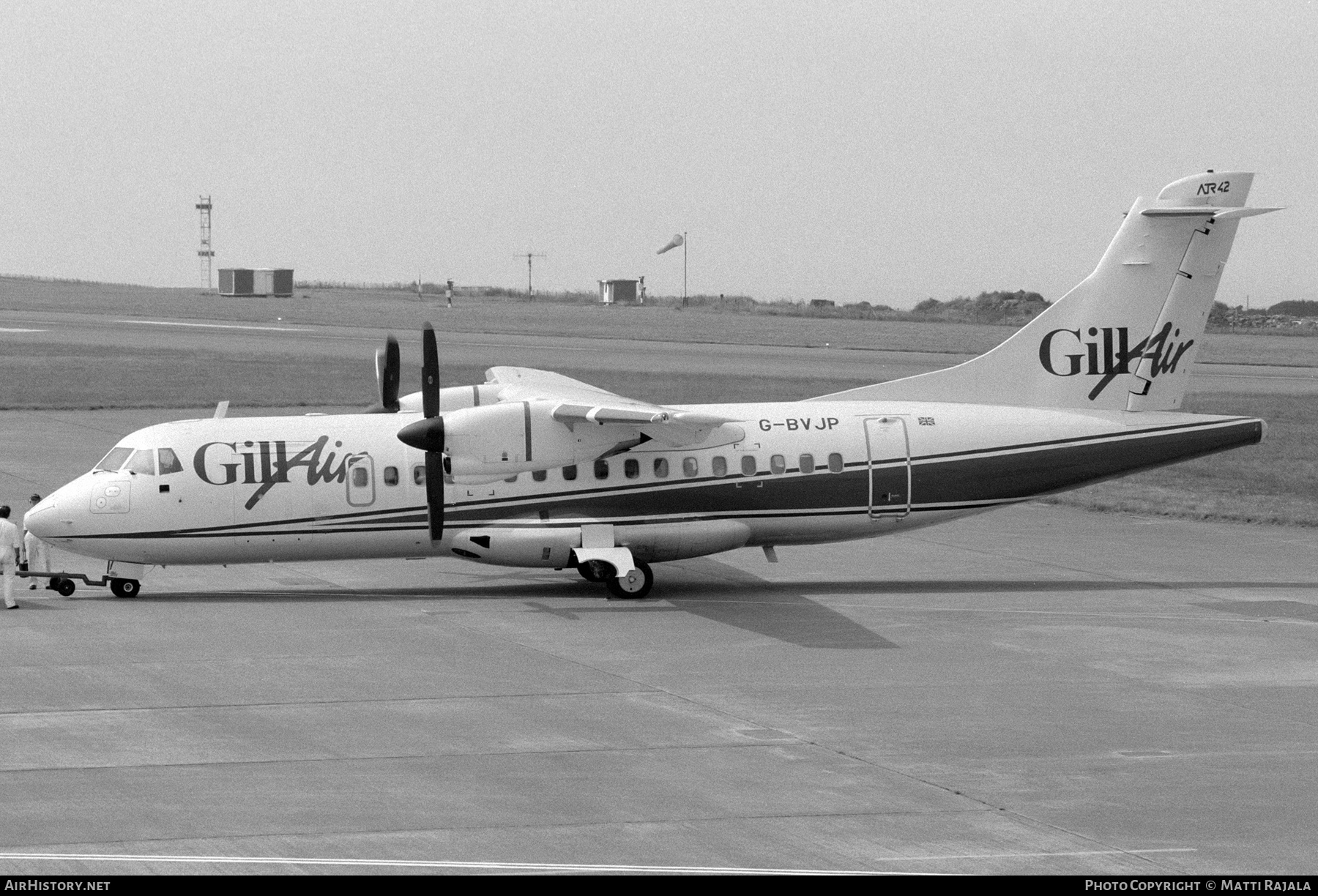 Aircraft Photo of G-BVJP | ATR ATR-42-300 | Gill Air | AirHistory.net #464012