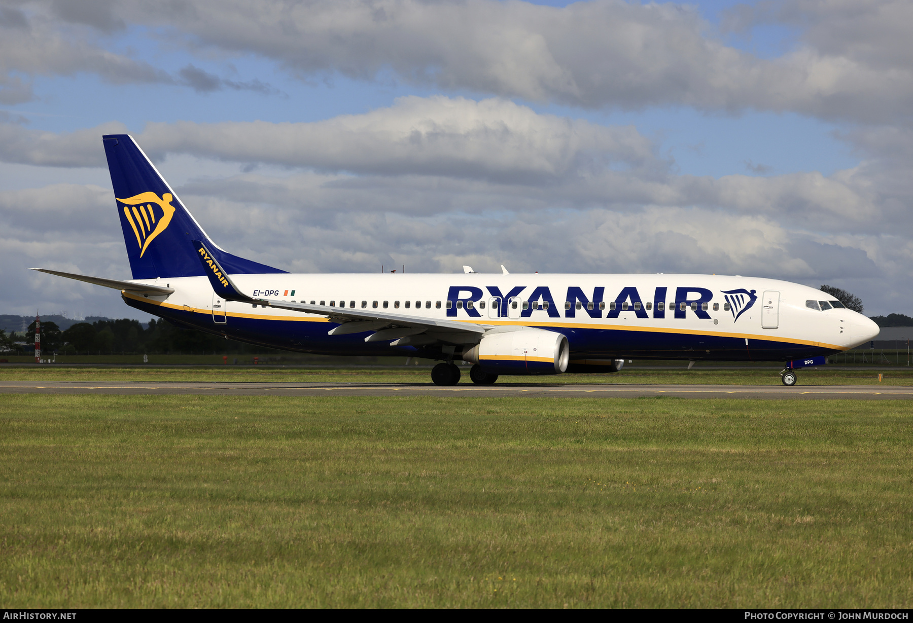 Aircraft Photo of EI-DPG | Boeing 737-8AS | Ryanair | AirHistory.net #464064