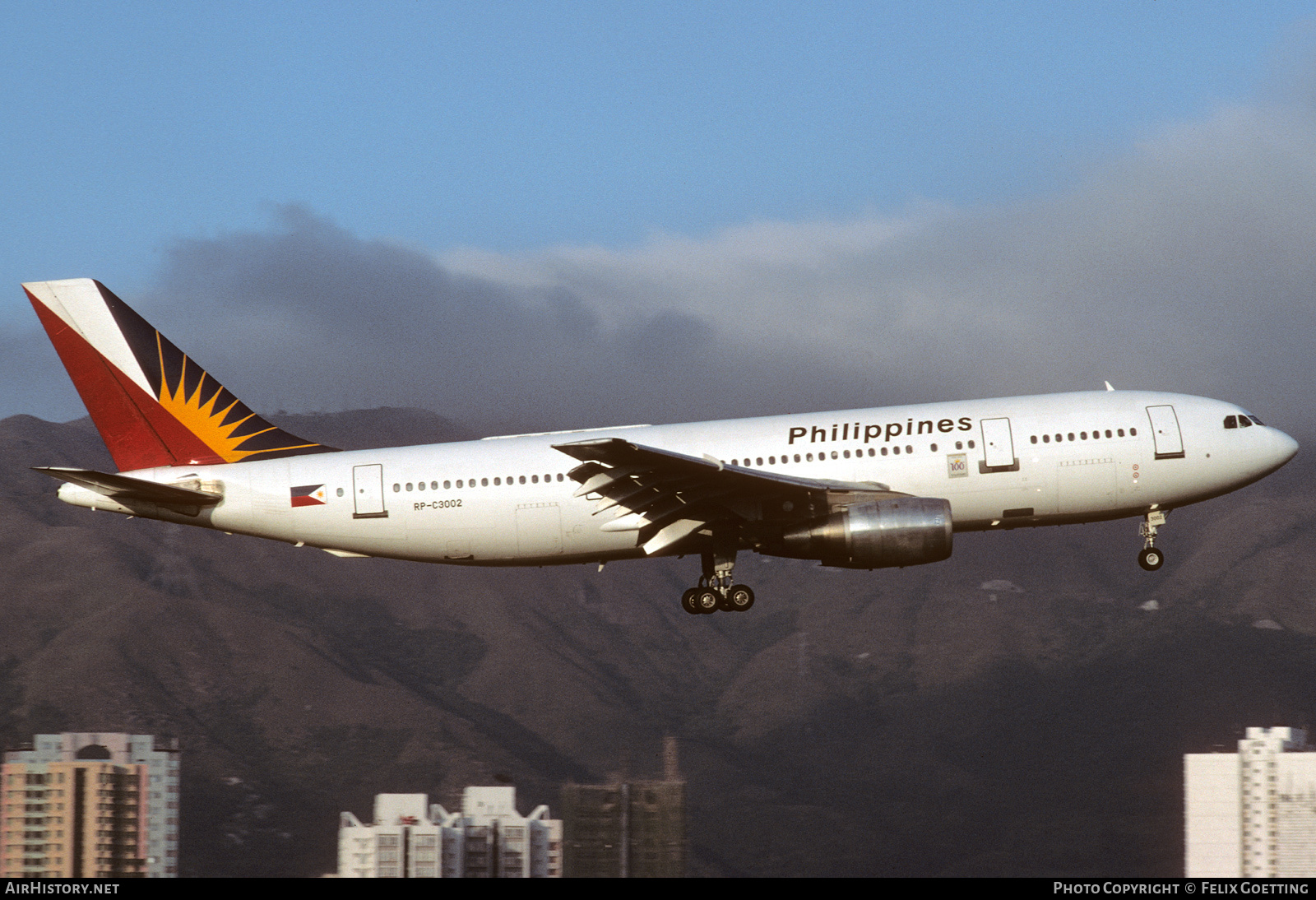 Aircraft Photo of RP-C3002 | Airbus A300B4-103 | Philippine Airlines | AirHistory.net #464081