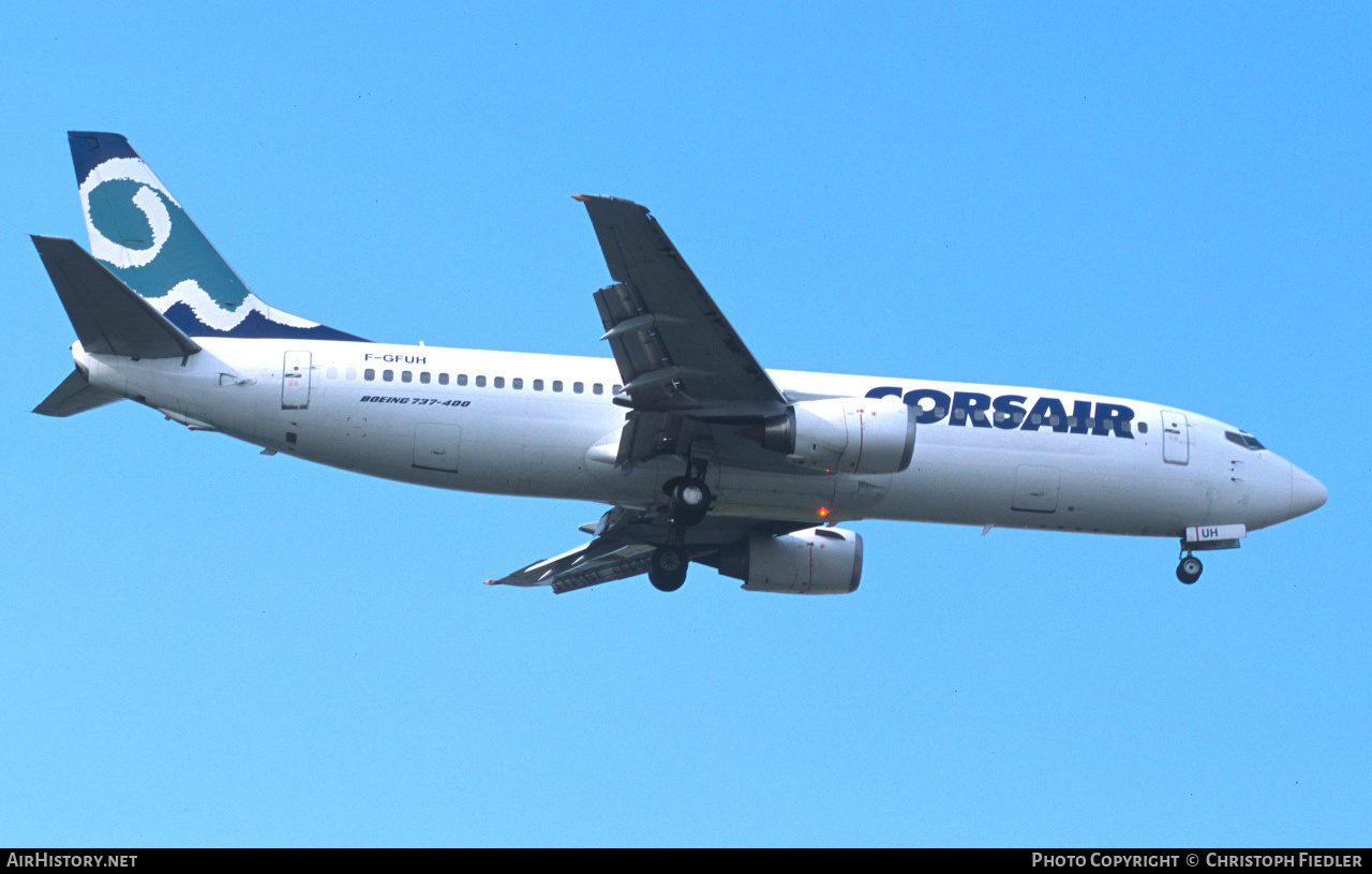 Aircraft Photo of F-GFUH | Boeing 737-4B3 | Corsair | AirHistory.net #464096