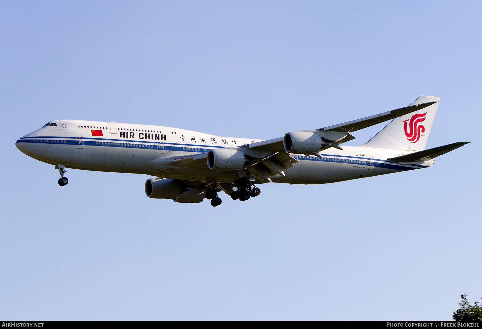 Aircraft Photo of B-2481 | Boeing 747-89L | Air China | AirHistory.net #464102