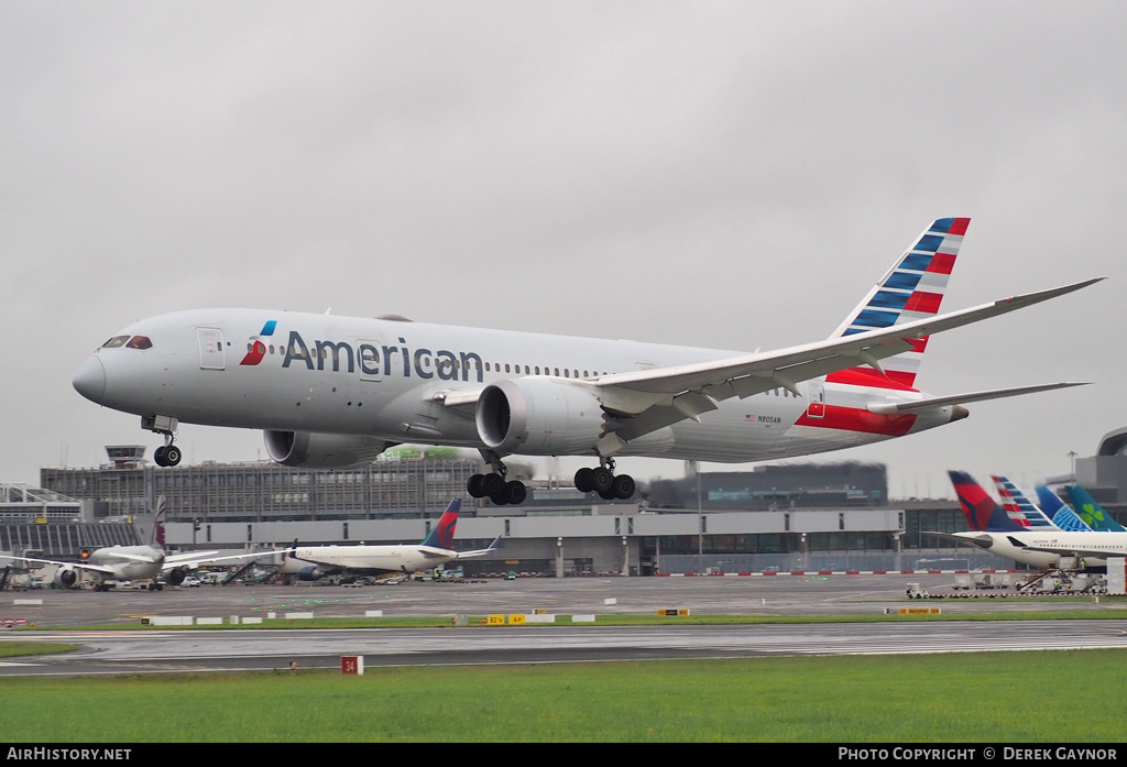 Aircraft Photo of N805AN | Boeing 787-8 Dreamliner | American Airlines | AirHistory.net #464156
