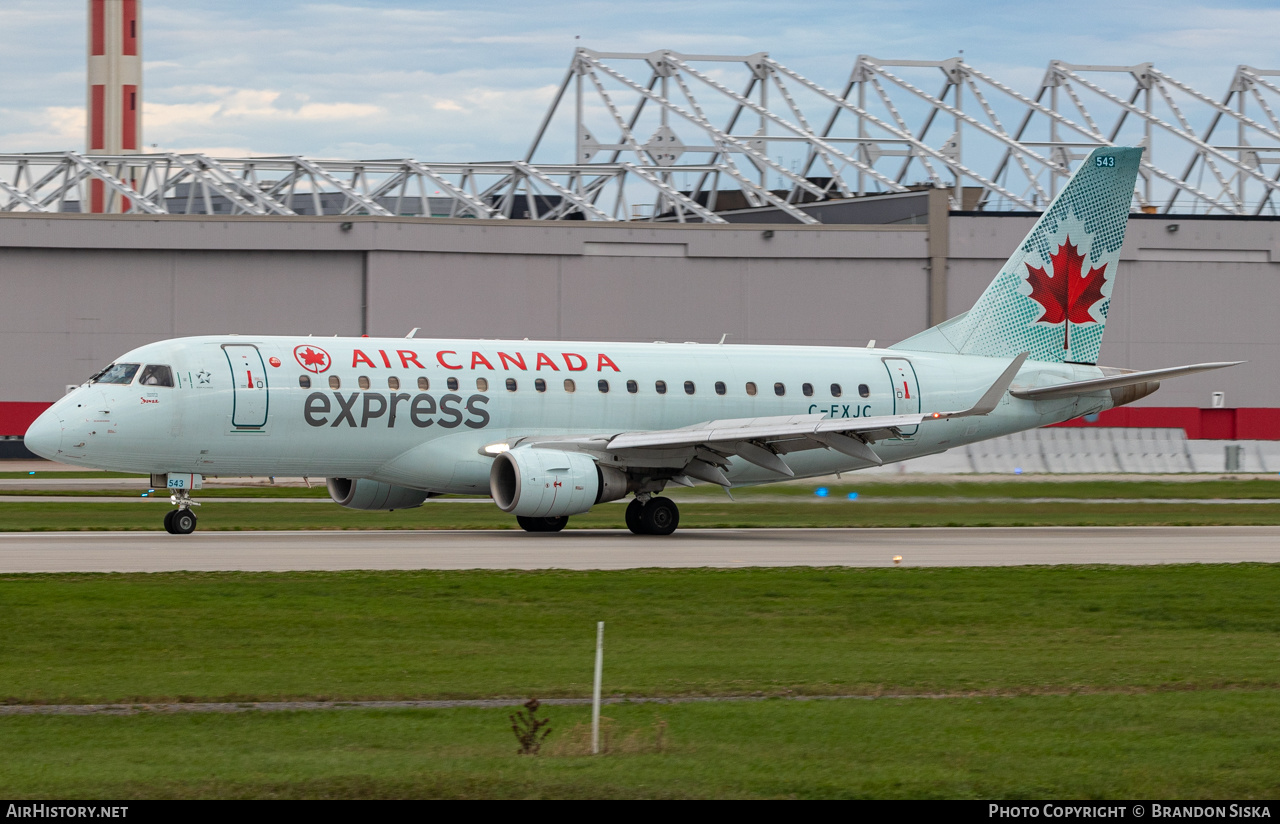 Aircraft Photo of C-FXJC | Embraer 175SU (ERJ-170-200SU) | Air Canada Express | AirHistory.net #464208