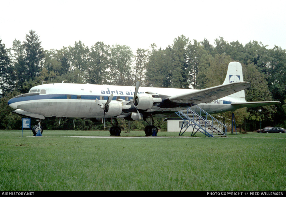 Aircraft Photo of YU-AFF | Douglas DC-6B | Adria Airways | AirHistory.net #464268