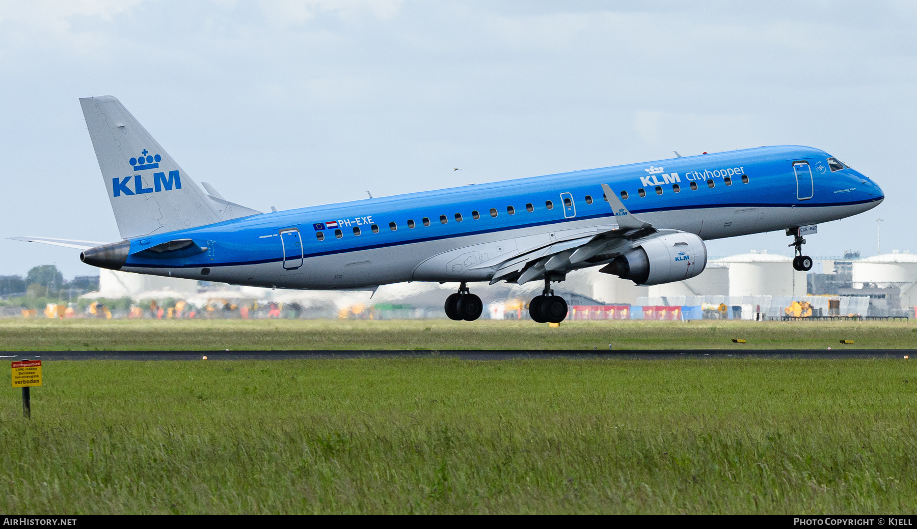 Aircraft Photo of PH-EXE | Embraer 190STD (ERJ-190-100STD) | KLM Cityhopper | AirHistory.net #464291