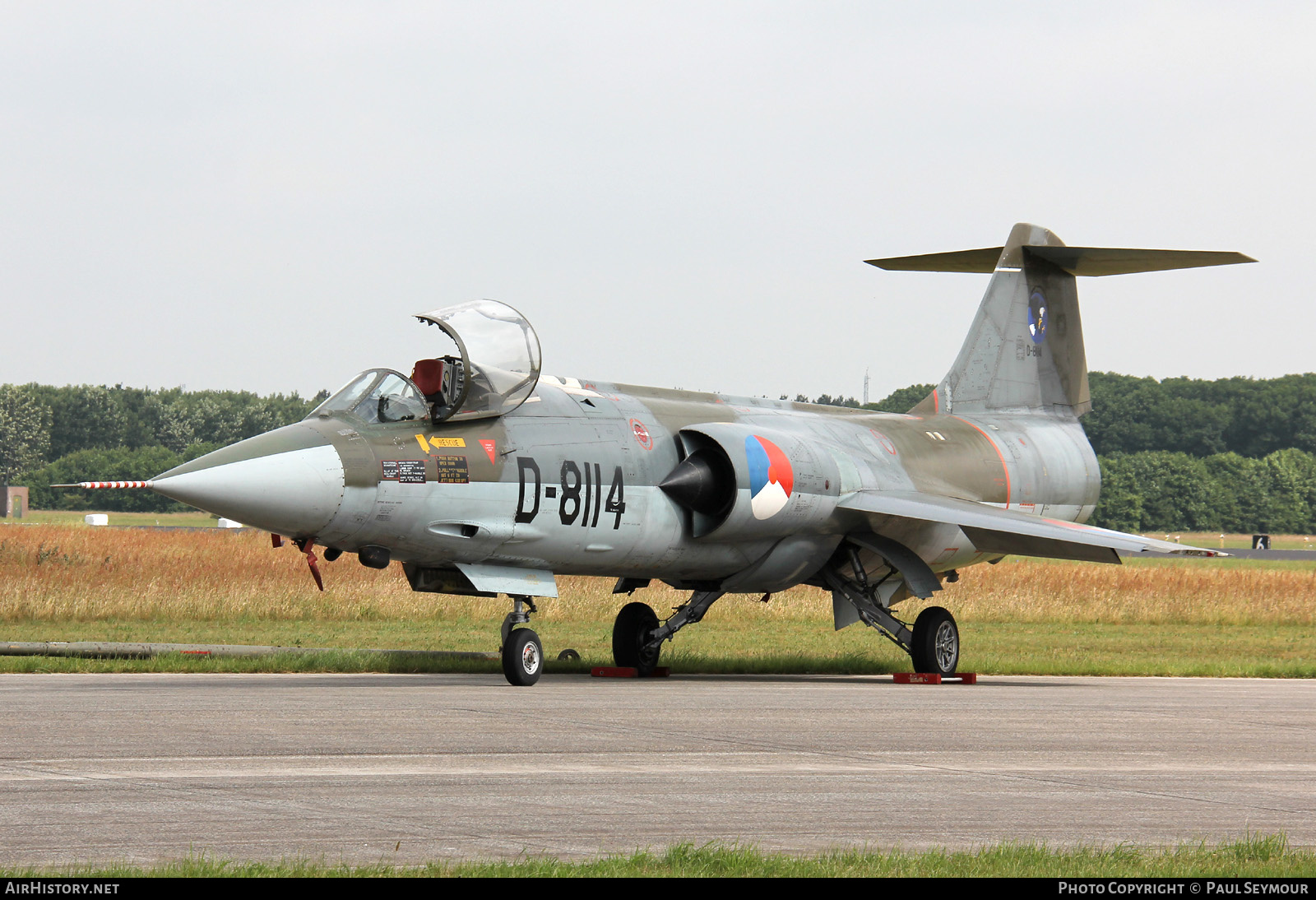 Aircraft Photo of D-8114 | Lockheed F-104G Starfighter | Netherlands - Air Force | AirHistory.net #464302