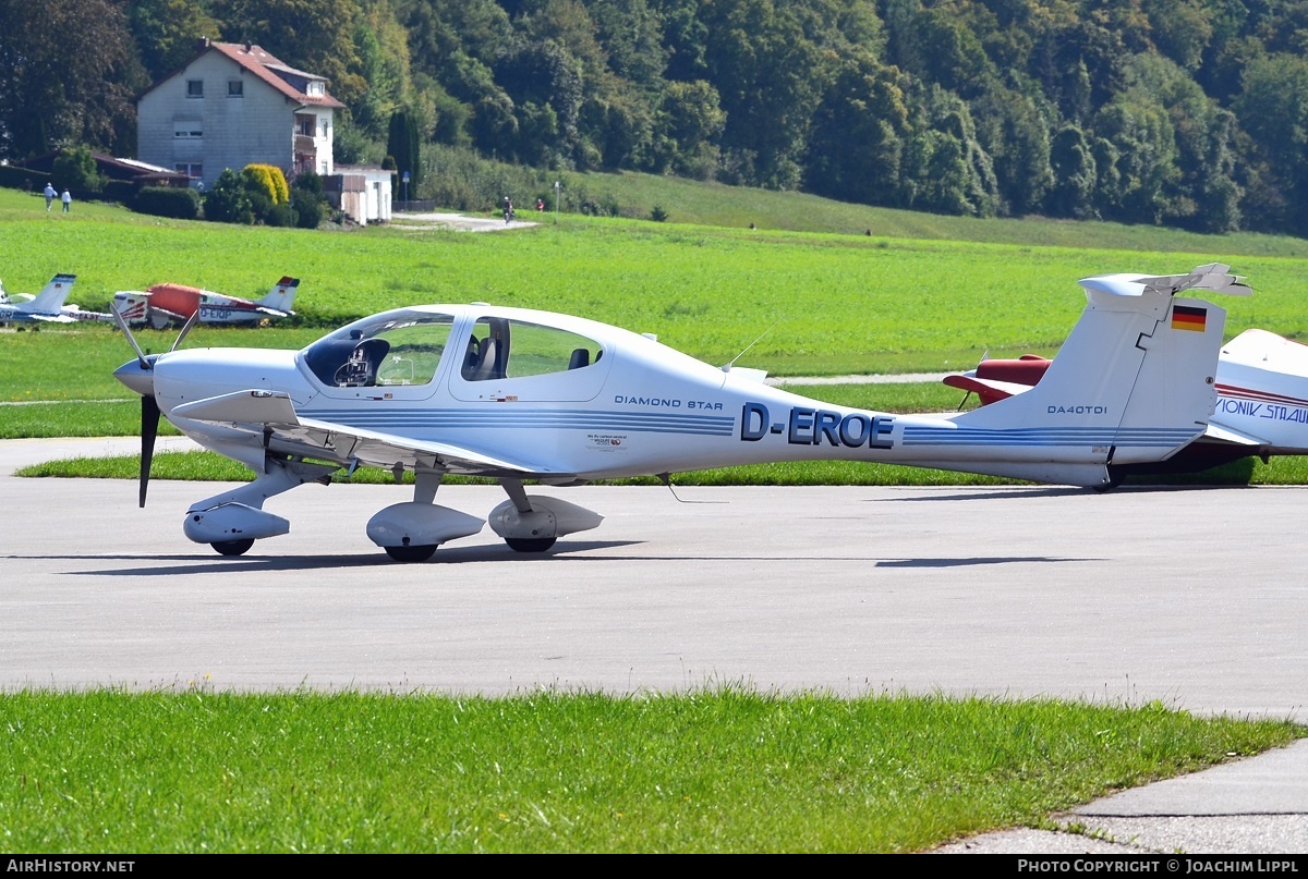 Aircraft Photo of D-EROE | Diamond DA40D Diamond Star TDI | AirHistory.net #464359