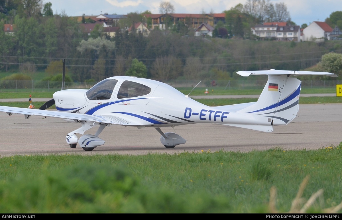 Aircraft Photo of D-ETFF | Diamond DA40 NG Diamond Star | AirHistory.net #464383