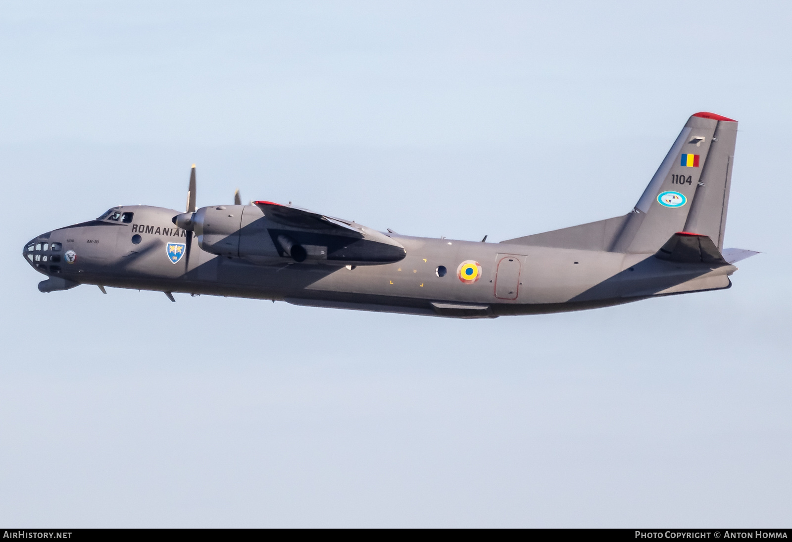 Aircraft Photo of 1104 | Antonov An-30 | Romania - Air Force | AirHistory.net #464392