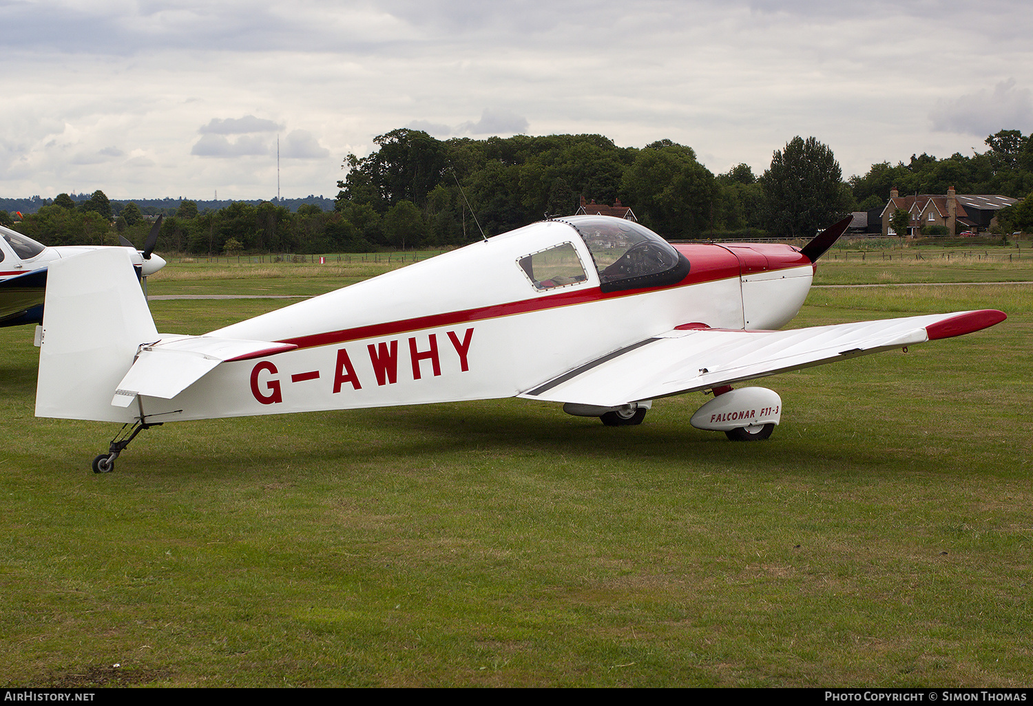 Aircraft Photo of G-AWHY | Falconar F-11-3 | AirHistory.net #464431