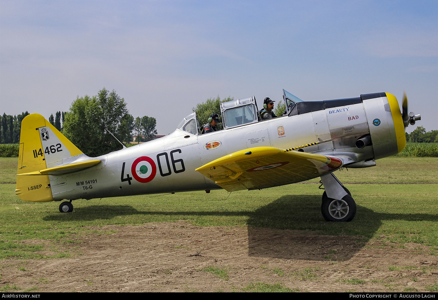 Aircraft Photo of I-SSEP / MM54101 | North American T-6G Texan | Italy - Air Force | AirHistory.net #464446