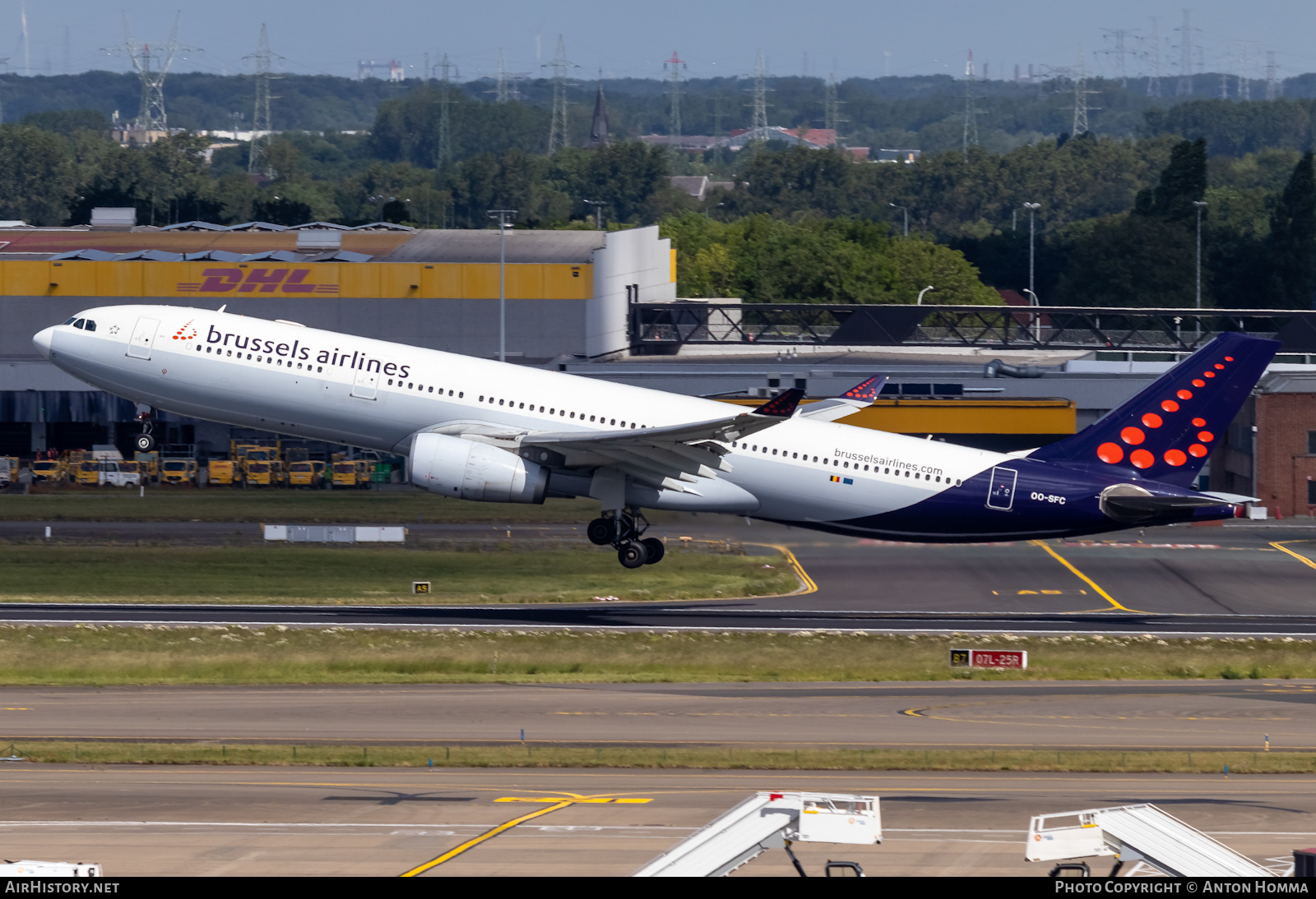 Aircraft Photo of OO-SFC | Airbus A330-342 | Brussels Airlines | AirHistory.net #464457