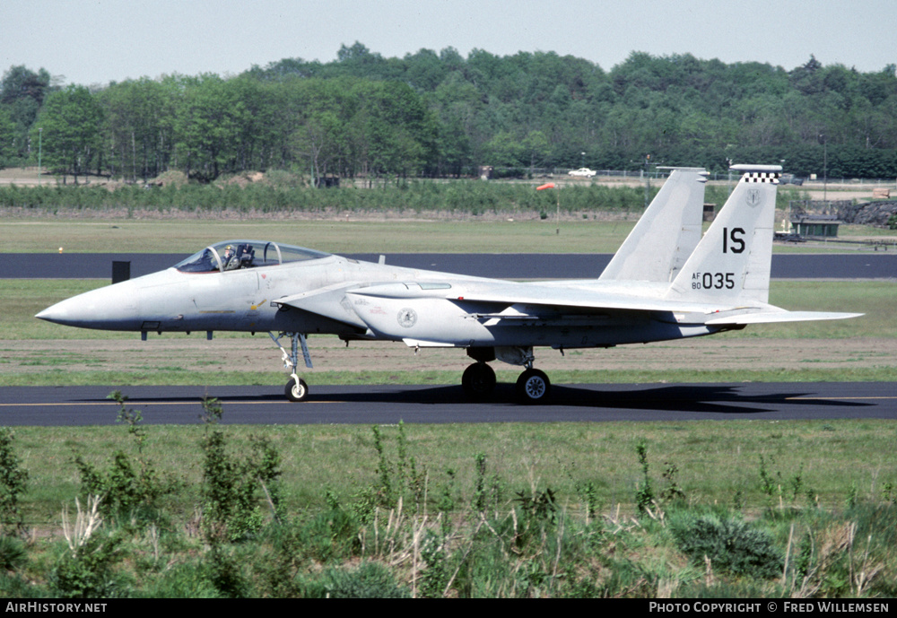 Aircraft Photo of 80-0035 / AF80-035 | McDonnell Douglas F-15C Eagle | USA - Air Force | AirHistory.net #464487