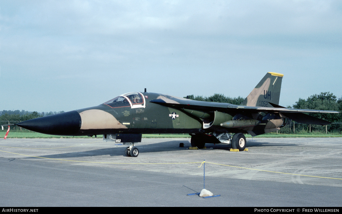 Aircraft Photo of 68-0052 / AF68-052 | General Dynamics F-111E Aardvark | USA - Air Force | AirHistory.net #464490