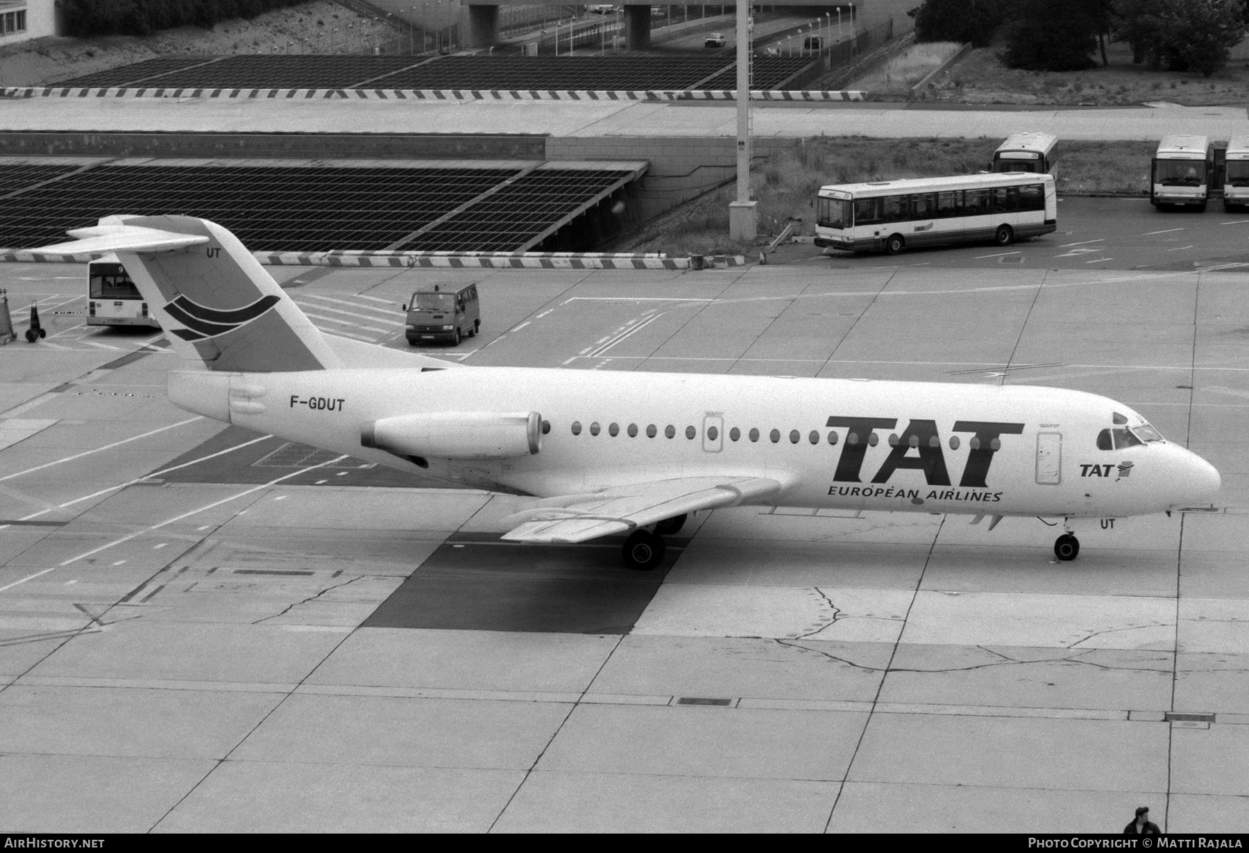 Aircraft Photo of F-GDUT | Fokker F28-2000 Fellowship | TAT European Airlines | AirHistory.net #464541