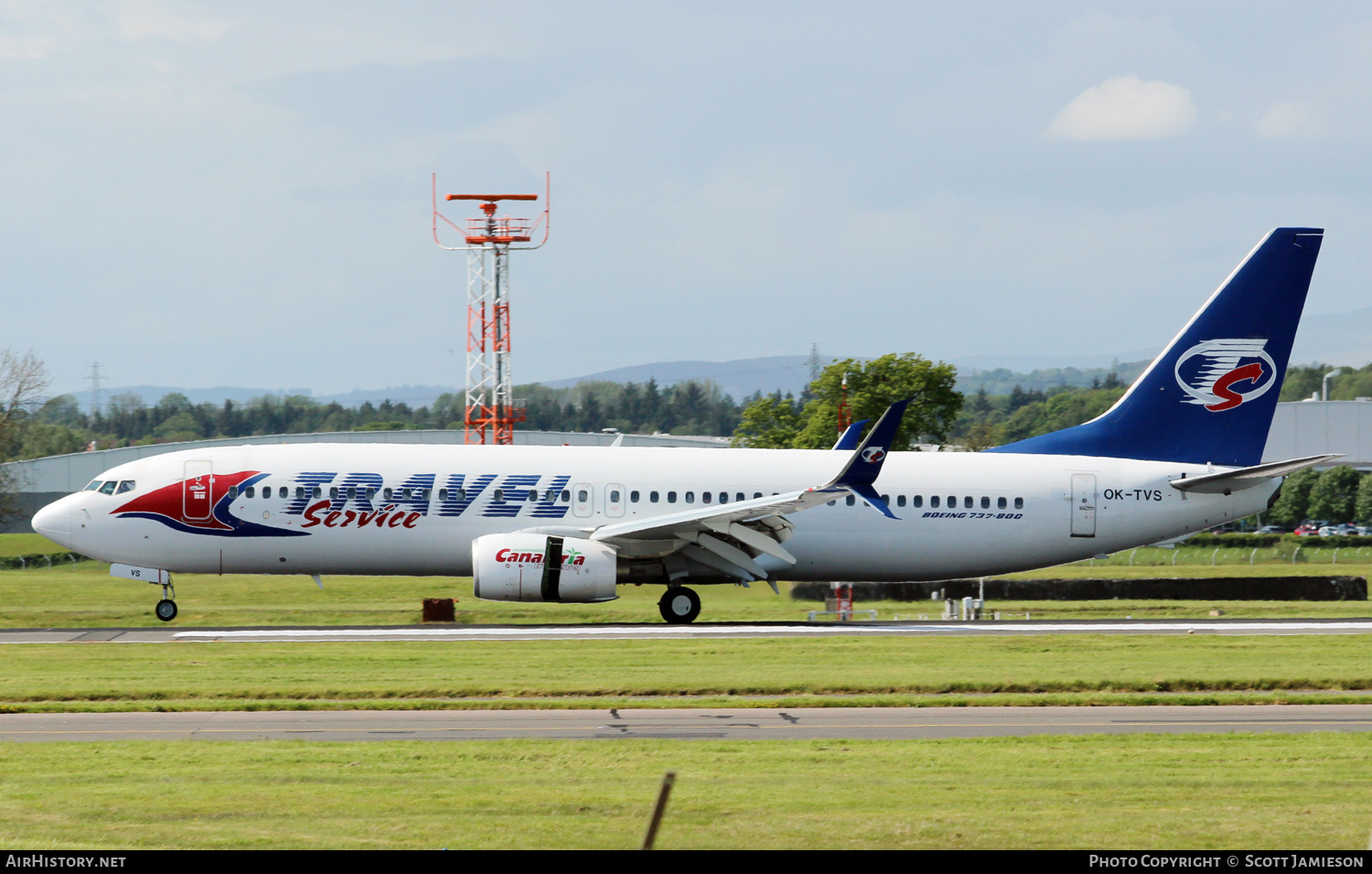 Aircraft Photo of OK-TVS | Boeing 737-86N | Travel Service | AirHistory.net #464560