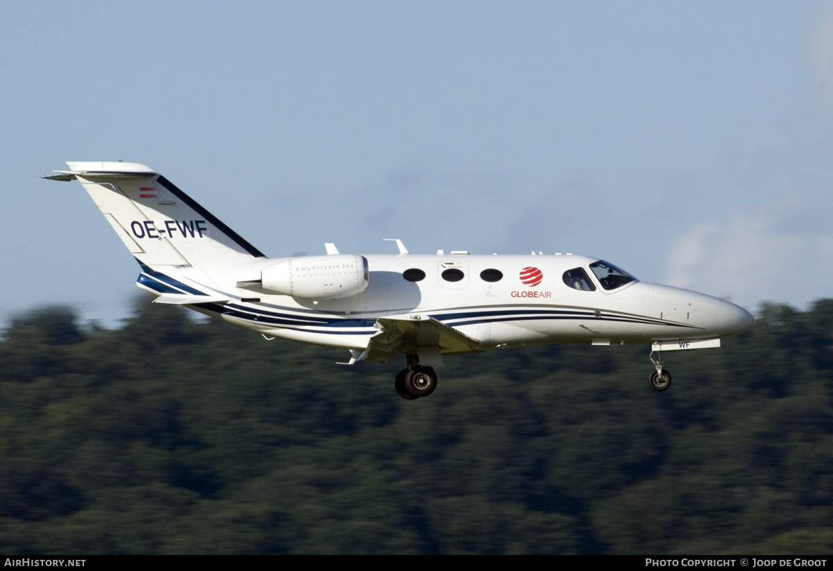 Aircraft Photo of OE-FWF | Cessna 510 Citation Mustang | GlobeAir | AirHistory.net #464573