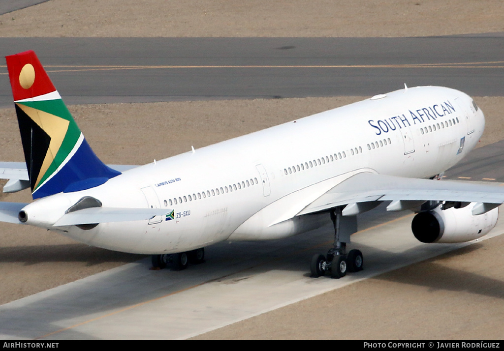 Aircraft Photo of ZS-SXU | Airbus A330-243 | South African Airways | AirHistory.net #464576