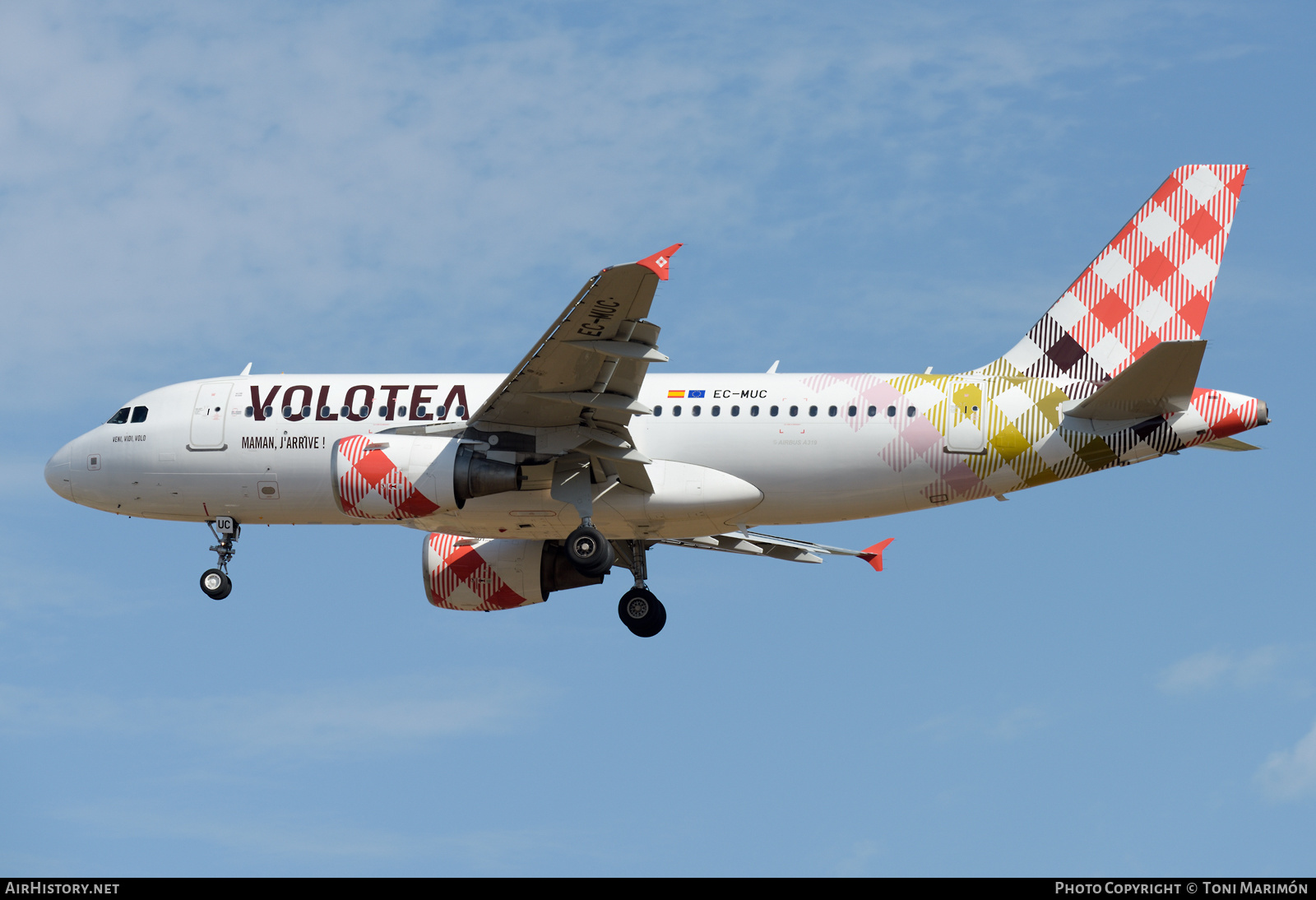 Aircraft Photo of EC-MUC | Airbus A319-111 | Volotea | AirHistory.net #464590