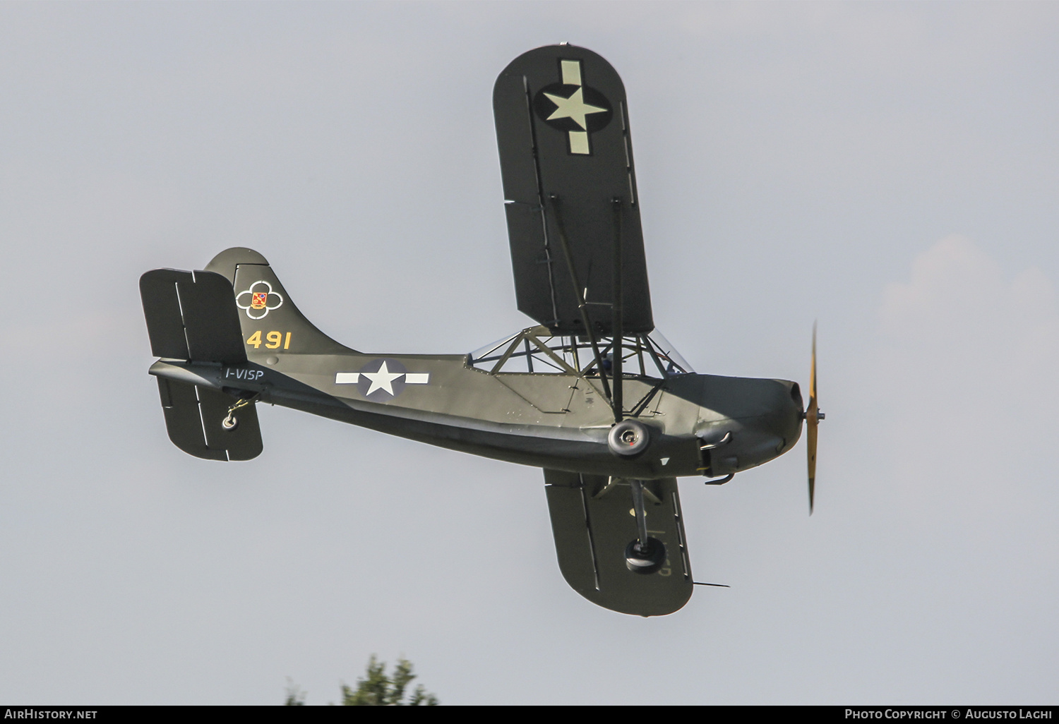 Aircraft Photo of I-VISP / 42-98491 | Stinson L-5 Sentinel | USA - Air Force | AirHistory.net #464603