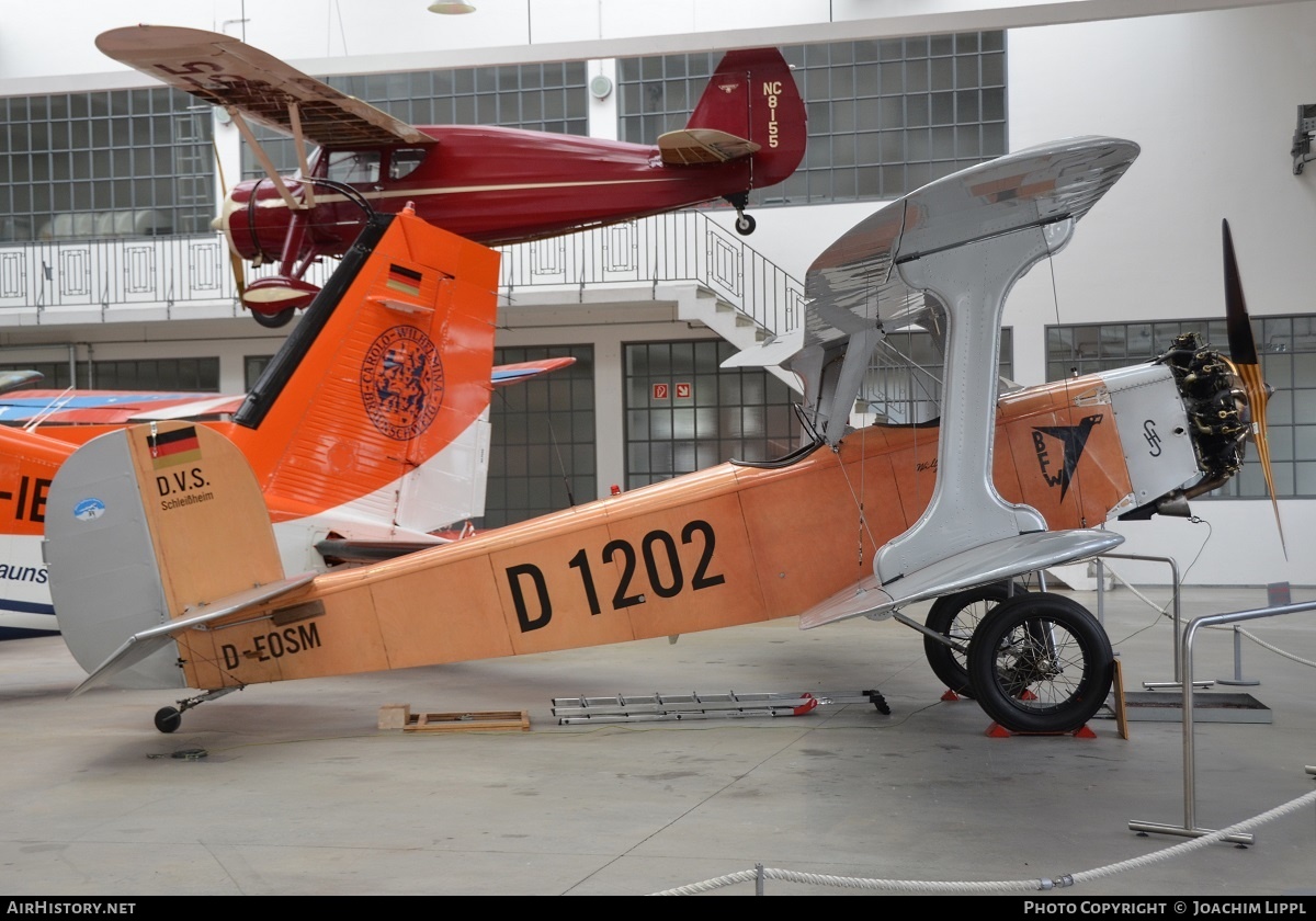 Aircraft Photo of D-EOSM / D1202 | Udet U-12 Flamingo (replica) | DVS Schleissheim | AirHistory.net #464648