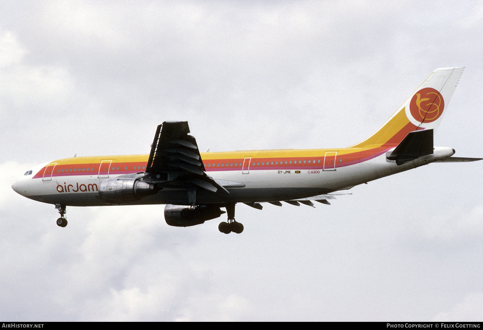 Aircraft Photo of 6Y-JMK | Airbus A300B4-203 | Air Jamaica | AirHistory.net #464655