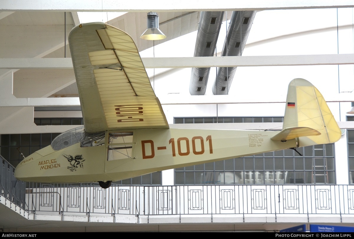 Aircraft Photo of D-1001 | Akaflieg Munchen Mu 10 Milan | AirHistory.net #464659