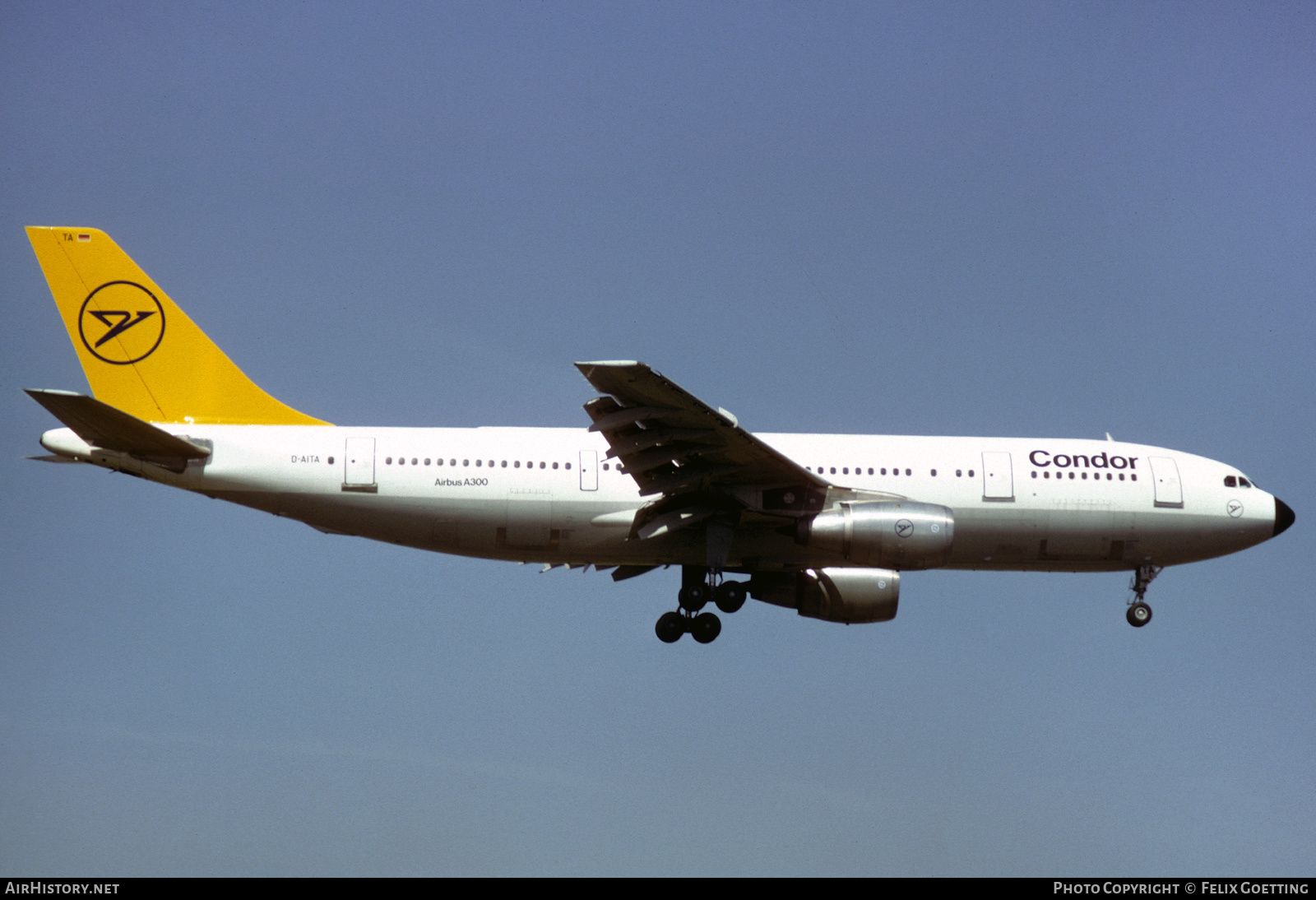 Aircraft Photo of D-AITA | Airbus A300B4-203 | Condor Flugdienst | AirHistory.net #464672