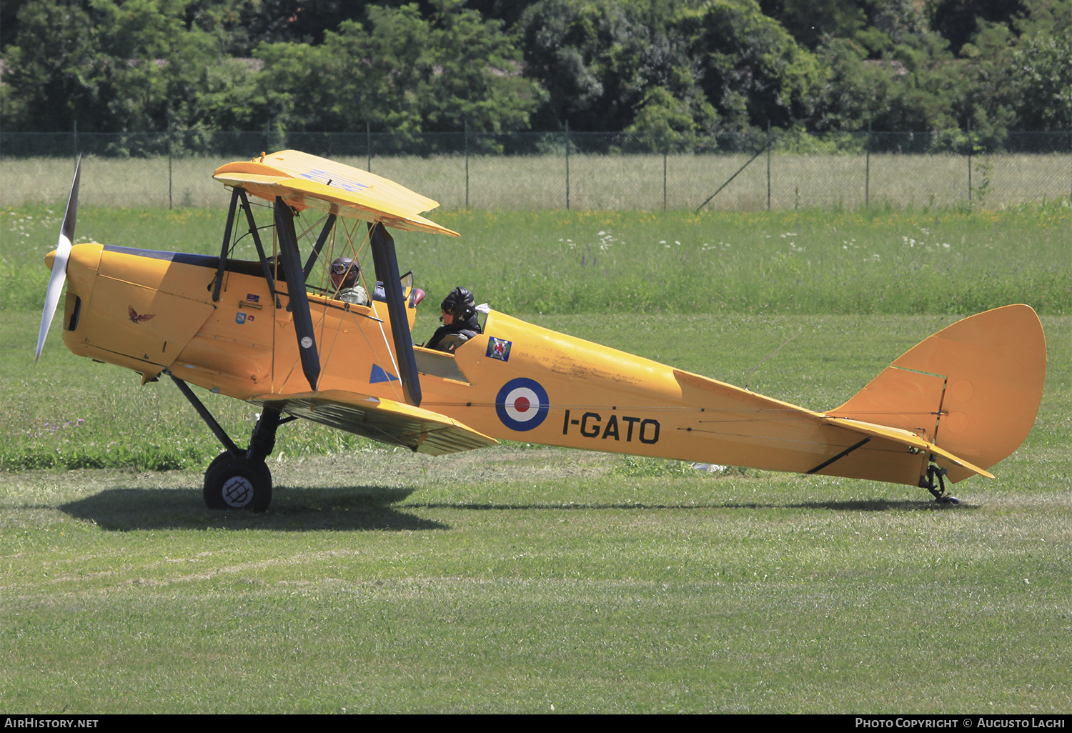 Aircraft Photo of I-GATO | De Havilland D.H. 82A Tiger Moth | UK - Air Force | AirHistory.net #464722