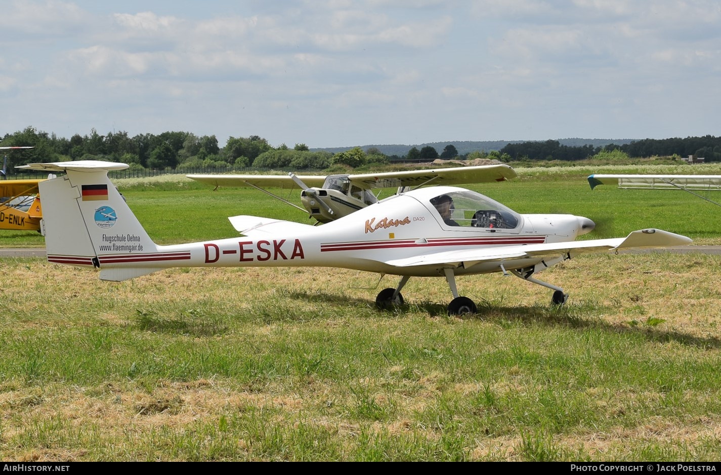 Aircraft Photo of D-ESKA | Diamond DA20A-1 Katana | Flugschule Oehna | AirHistory.net #464734